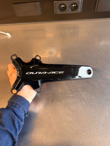 Brugt Shimano Dura Ace Crankset 172, 5mm Drivetrain & Pedals