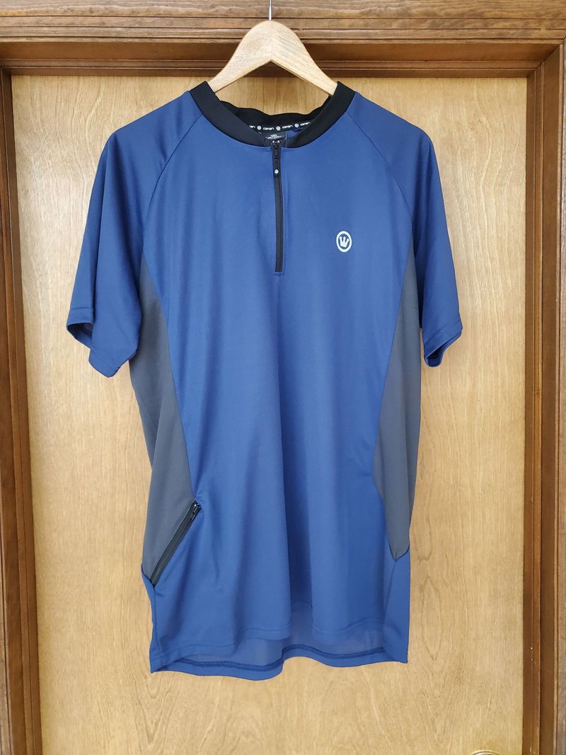 Used Canari Men's Ridgeline Zip Neck Short Sleeve Cycling Jersey 2025 Cycling Clothing