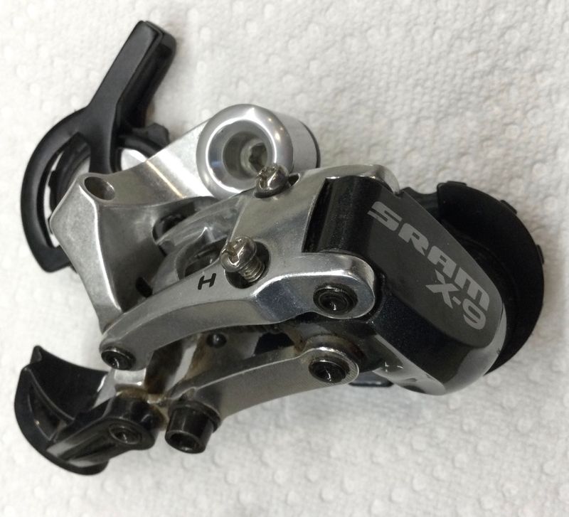 Used Sram X9 Rear Derailleur 9-speed Drivetrain & Pedals