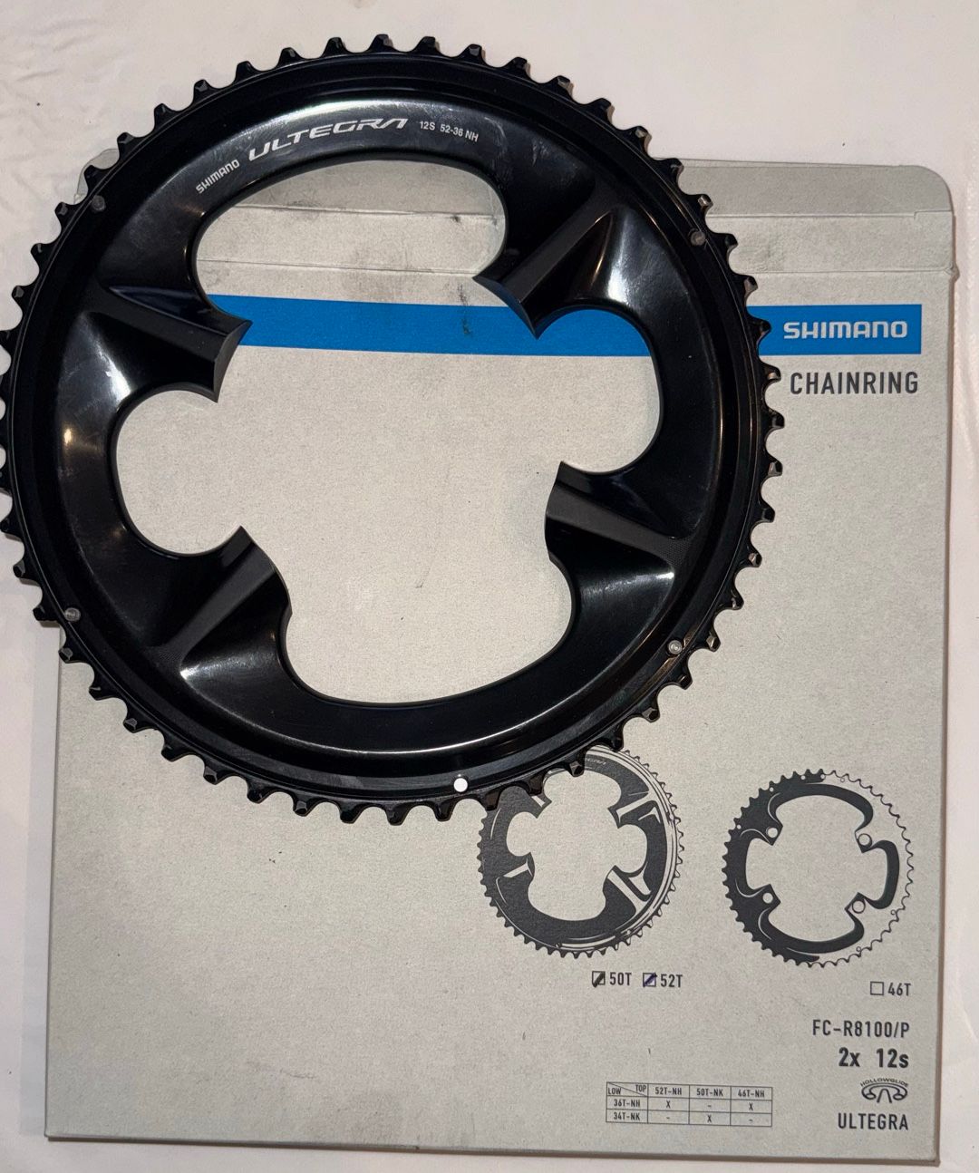Shimano Ultegra FC-R8100 172.5mm 52-36T 12s Road Bike Crankset