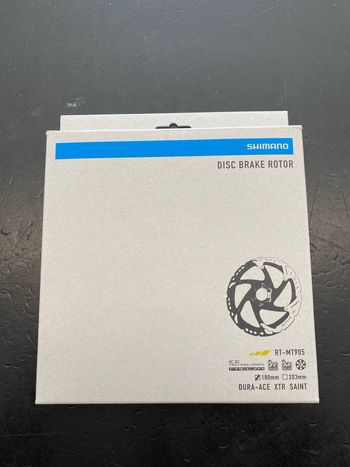 Used Shimano RT-MT905 6-Bolt Disc Brake Rotor bike — image 2 of 2