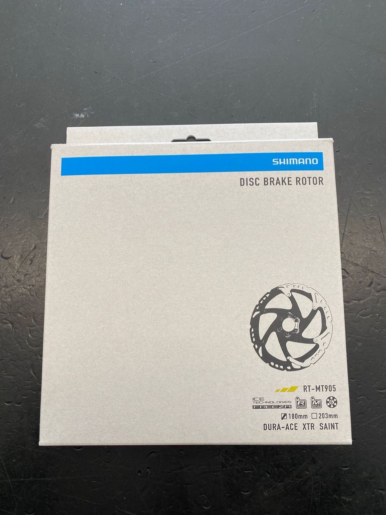 Used Shimano RT-MT905 6-Bolt Disc Brake Rotor bike — image 2 of 2