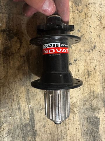 Used Novatec D042SB Rear Hub + D041SB front hub Wheels