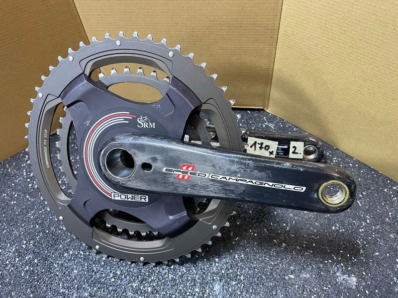 Used 2018 SRM PM7 Powermeter Campagnolo Drivetrain & Pedals