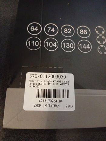 Used Fsa SL-K Megatooth 46T 1x Chainring bike — image 5 of 5