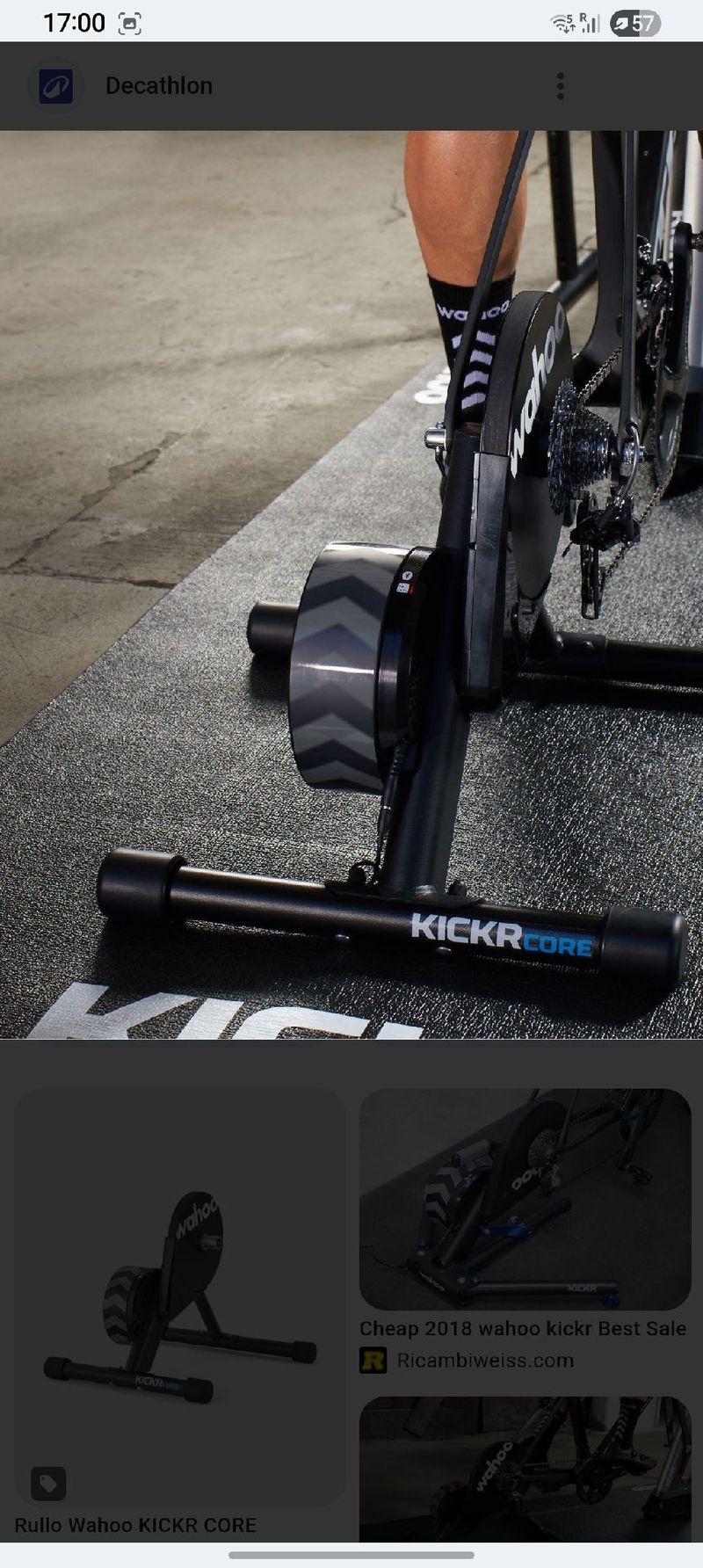 Used 2021 KICKR CORE Smart Trainer Cycling Accessories