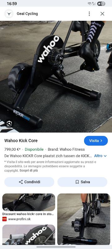 2021 KICKR CORE Smart Trainer bike d'occasion — image 3 sur 17