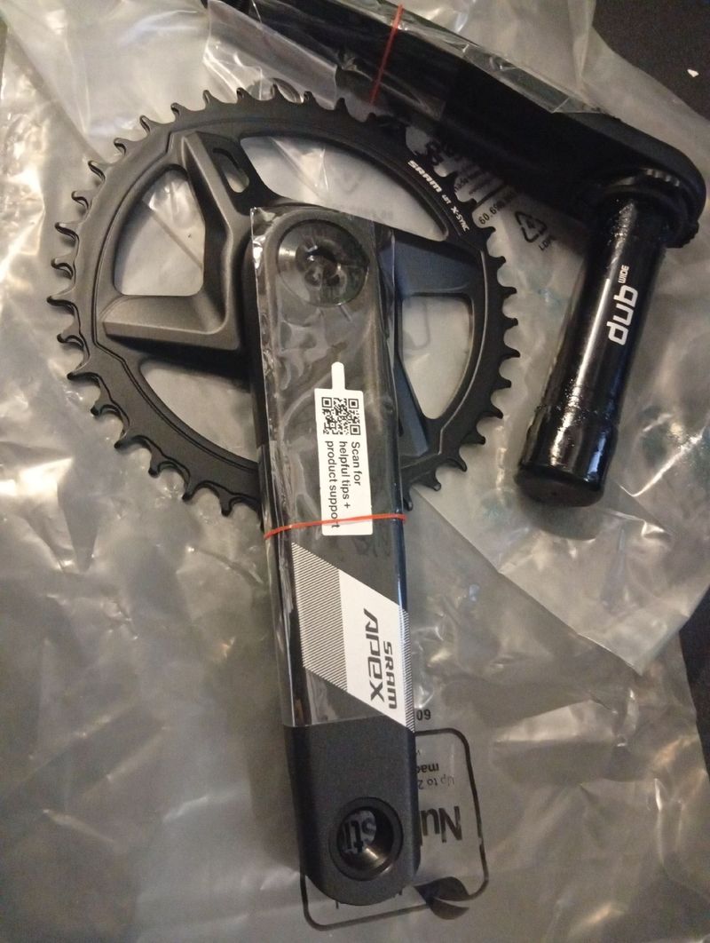 Used Sram Apex Drivetrain & Pedals