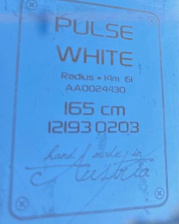 Used VOLANT PULSE WHITE Skis 165cm bike — image 4 of 6