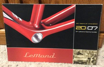 Used 2007 Lemond Bikes Catalog Cycling Accessories