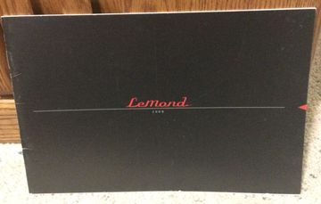 Used 2008 Lemond Bikes Catalog Cycling Accessories