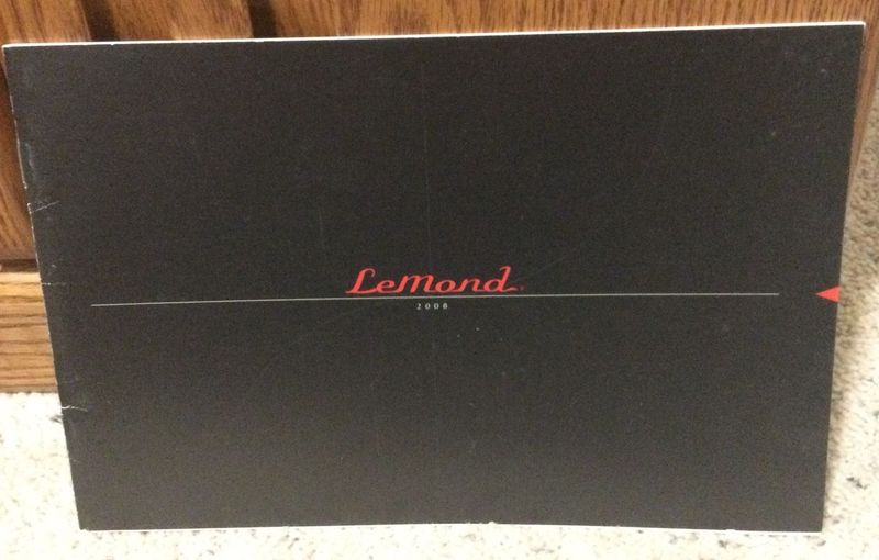 Used 2008 Lemond Bikes Catalog Cycling Accessories