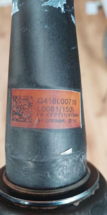 Used Pinarello Dogma F8 Front Fork bike — image 5 of 5
