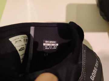 Shimano Winterschoen Gore-Tex 42 bike d'occasion — image 6 sur 6