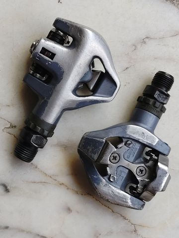 Used Shimano PD-A515 SPD Drivetrain & Pedals
