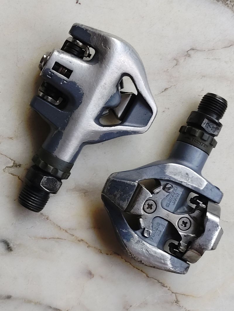 Shimano PD-A515 SPD Drivetrain & Pedals usato
