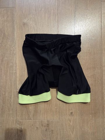 Used BTWIN Cuissard Vélo enfant 500 noir et jaune 2024 Cycling Clothing