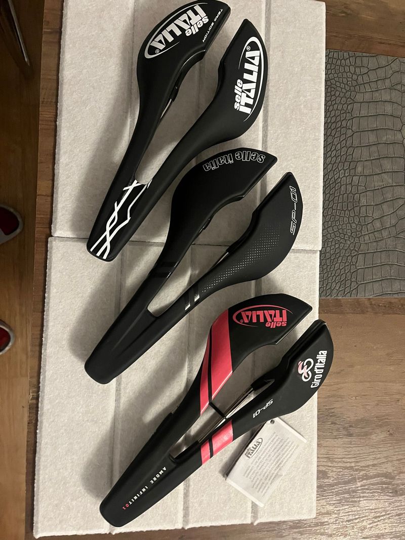 Gebrauchtes Selle Italia SP-01 Boost TI 316 Rails Giro d'Italia Edition Saddles & Seatposts
