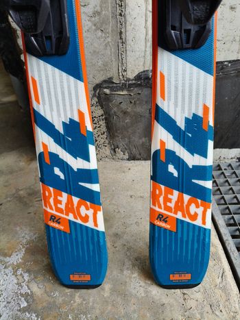 Used Rossignol React4 154cm with Look Xpress Bindings 2024 bike — image 3 of 6
