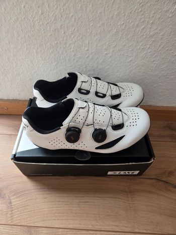 Chaussures De Cyclisme Lake CX-125 Boa - Taille EU 40 (US 6.5) - Rouge/Noir - Occasion