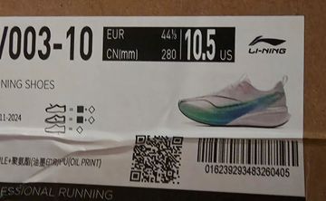 Použité Li-Ning Red Hare 8 Pro Laufschuhe Größe 44 1/3 bike — obrázek 8 z 8