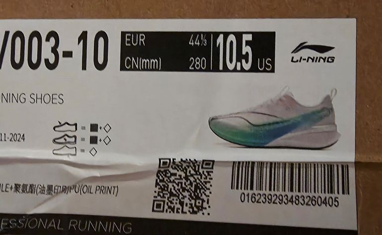 Used Li-Ning Red Hare 8 Pro Laufschuhe Größe 44 1/3 bike — image 8 of 8