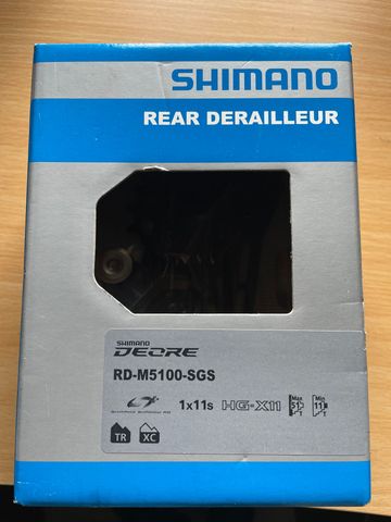 Używany Shimano Deore RD-M5100-SGS Drivetrain & Pedals