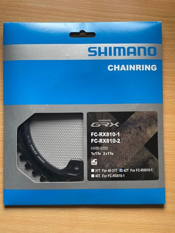 Použité Shimano GRX Chainring FC-RX810-1 FC-RX810-2 Drivetrain & Pedals