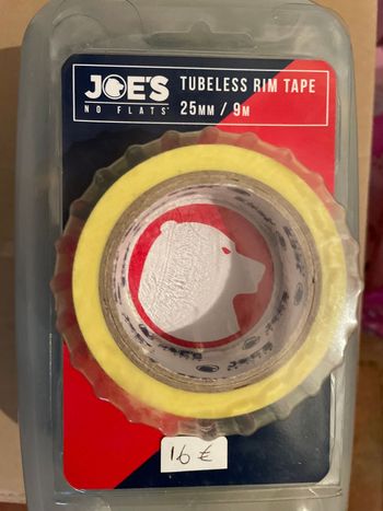 Used Joes No Flats Tubeless Rim Tape 25mm 9m bike