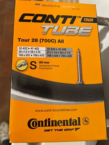 Used Continental Conti Tube Tour 28 (700C) Tyres & Tubes
