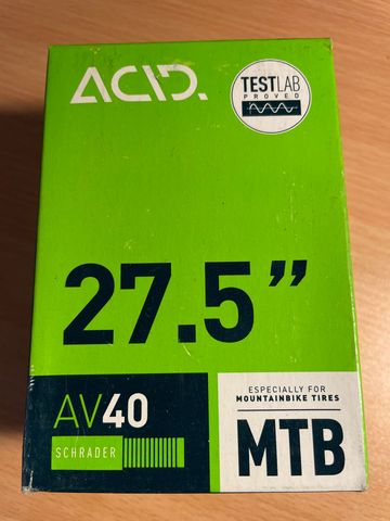 Gebrauchtes ACID CUBE CUBE Inner tube 27.5” AV40 Schrader MTB Tyres & Tubes