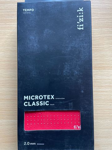 Used Fizik Tempo Bar Tape Red 2mm Cockpit