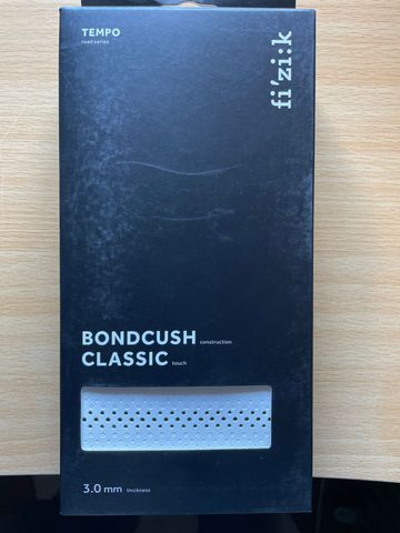 Used Fizik Tempo Bondcush Classic White 3mm Cockpit