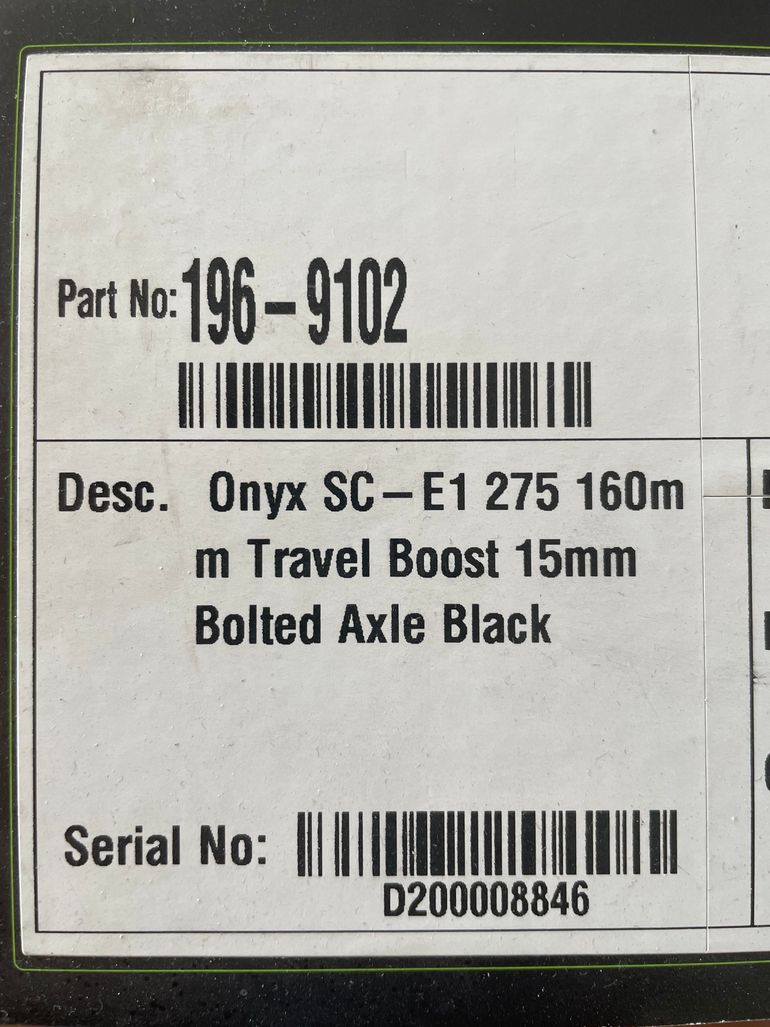 Dvo Onyx E1 275 2024 bike usato — immagine 2 di 5