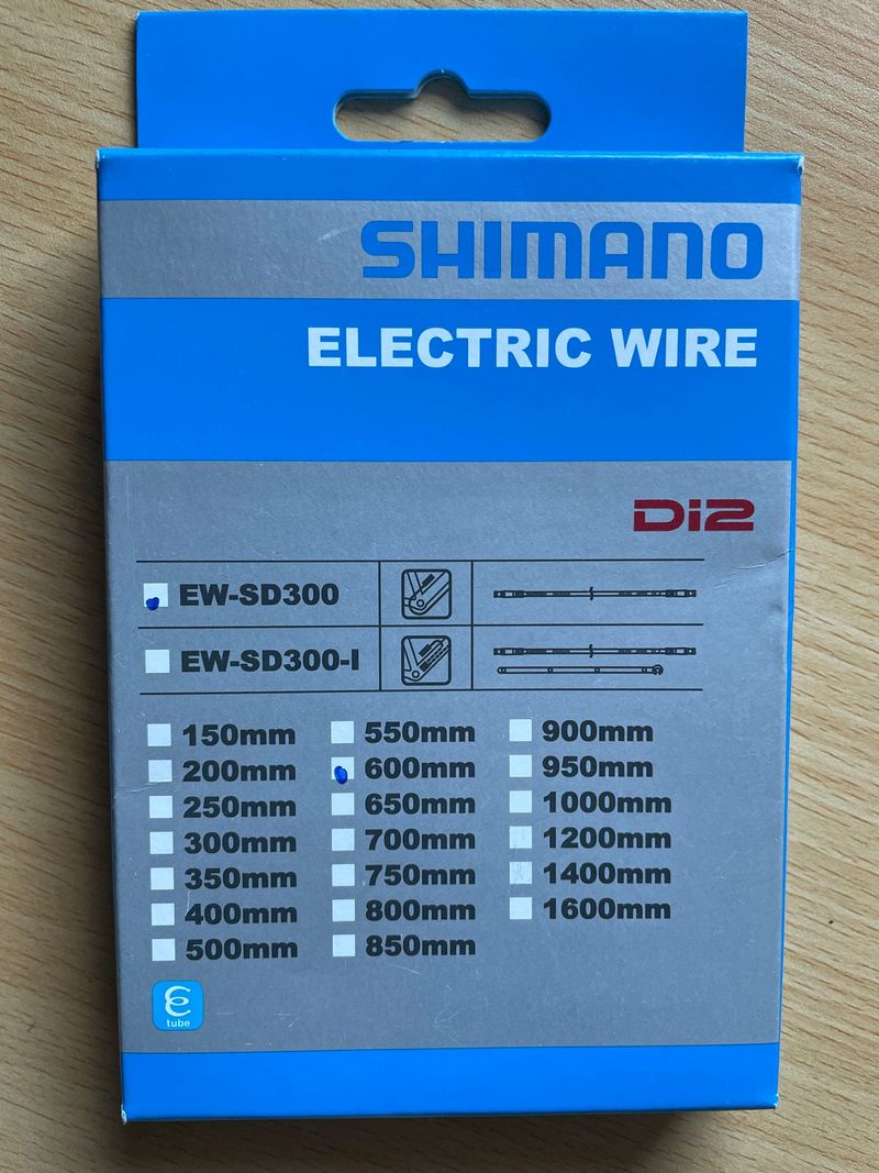 Used Shimano Electric Wire EW-SD300 Di2 600mm Cycling Accessories