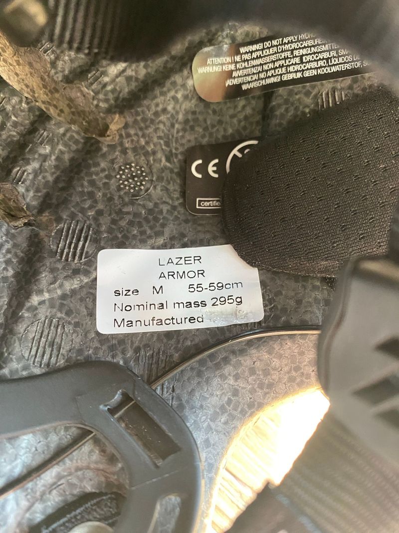 Used Lazer Armor Helmet bike — image 5 of 5