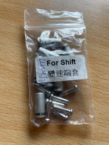 Brugt Jagwire Silver End Cap + Cable Tip 4mm bike — billede 1 af 2
