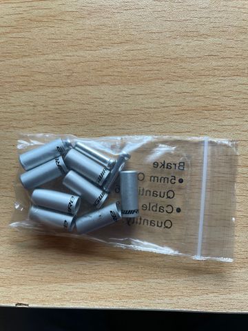 Jagwire Silver End Cap + Cable Tip 5mm bike usato — immagine 2 di 2