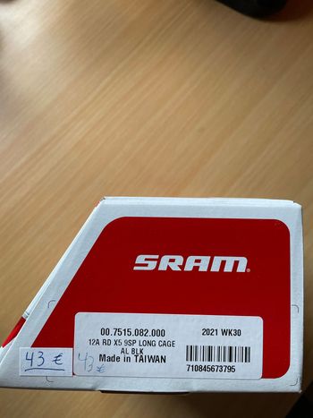 Used Sram X5 9-speed Rear Derailleur bike — image 2 of 4