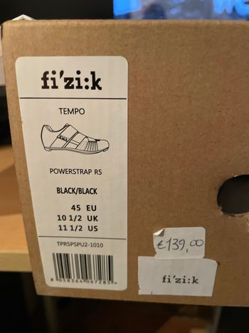 Used Fizik Tempo Powerstrap R5 Black 45 bike — image 2 of 5