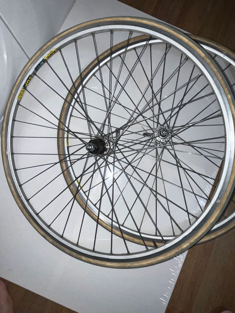 Used Campagnolo Record/Chorus Laufradsatz mit Mavic Reflex SUP Felgen Wheels