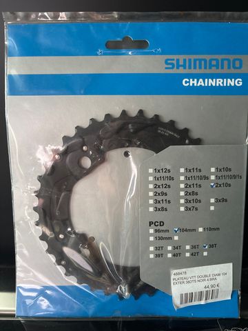 Używany Shimano chainring Drivetrain & Pedals