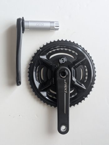 Sram, QUARQ DFour Shimano Dura-Ace 54-40 Crankset 165mm
