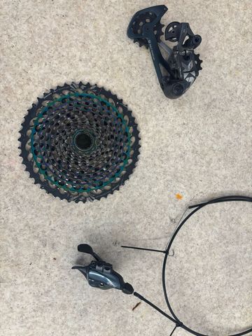 Sram X01 2022 Drivetrain & Pedals usato