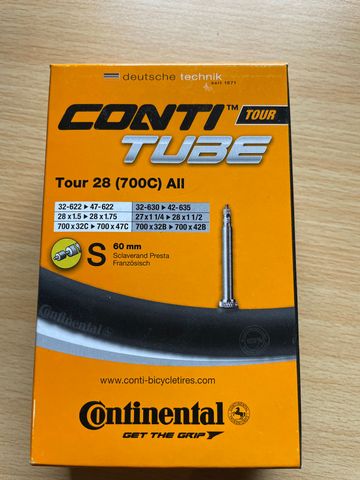 Used Continental Conti Tube Tour 28 (700C) Tyres & Tubes