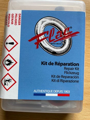Used Flac Repair Kit for Inner Tubes bike