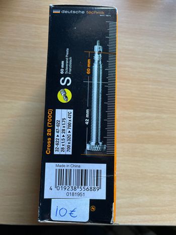 Used Continental ContiTube Cross 28 (700C) Presta 60mm bike — image 3 of 4