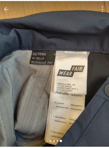 Used salewa Pantalon ski de randonnée Sella Femme bike — image 9 of 9