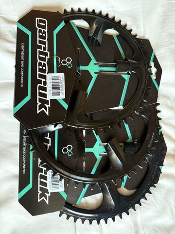 Gabaruk Kettenblatt Round 1-fach narrow-wide LK 110 mm Shimano FC-R9100 asymmetrisch Drivetrain & Pedals usato