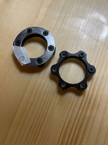 Used Shimano 6 Bolt to Centerlock Disc Adapter Drivetrain & Pedals
